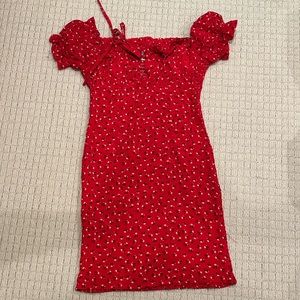 Princess Polly Gracie Mini Dress, Red, Size US 4